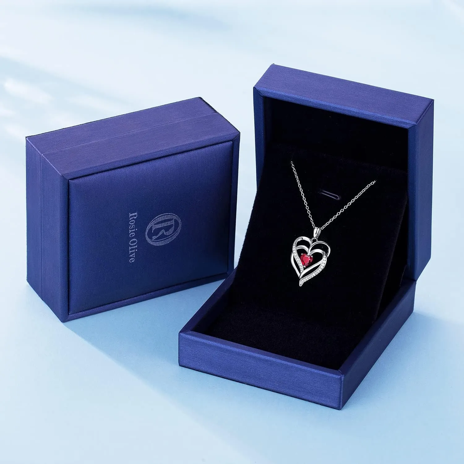 💖✨ Shine Bright with Our Elegant 925 Sterling Silver Birthstone Heart Necklaces! Perfect gift for graduations, anniversaries, and birthdays for all the amazing women in your life! 🎉🎁 #GiftIdeas #SilverJewelry #HeartNecklace