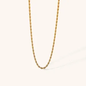 Aurelia Rope Gold Necklace