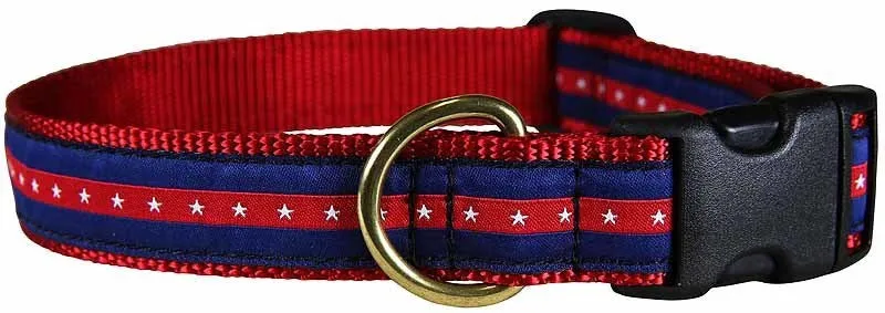 Belted Cow 1" Patriotic Dog Collar