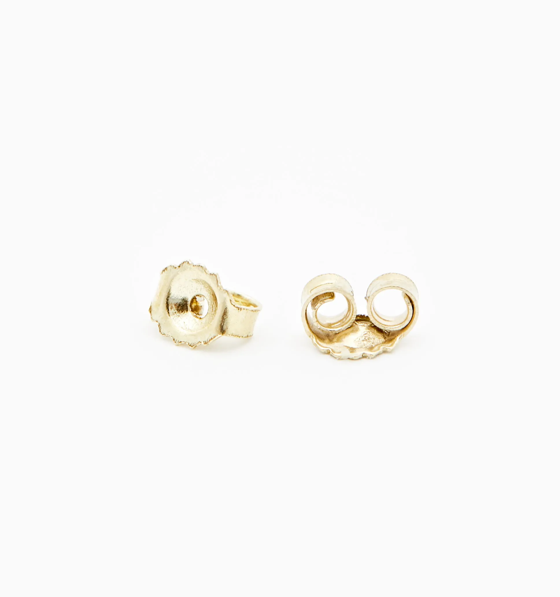 Bezel Diamond Stud Earrings