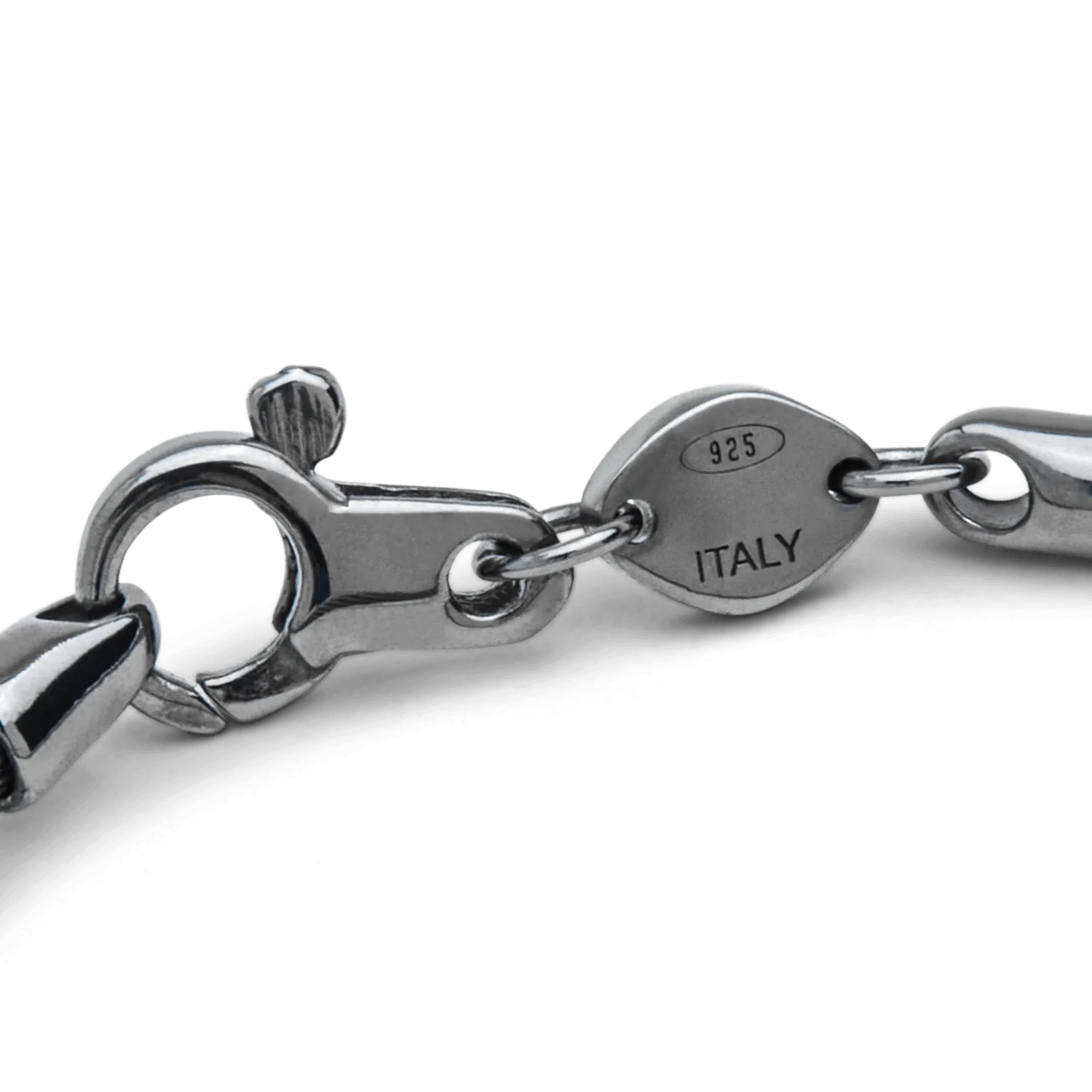 Cable Bracelet, Rhodium