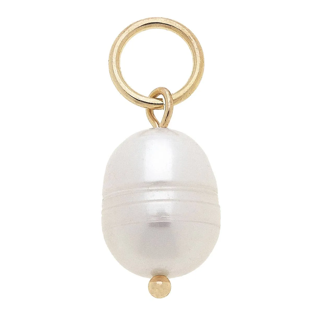 CANVAS STYLE CHARM BAR - Baroque Pearl Charm in Ivory