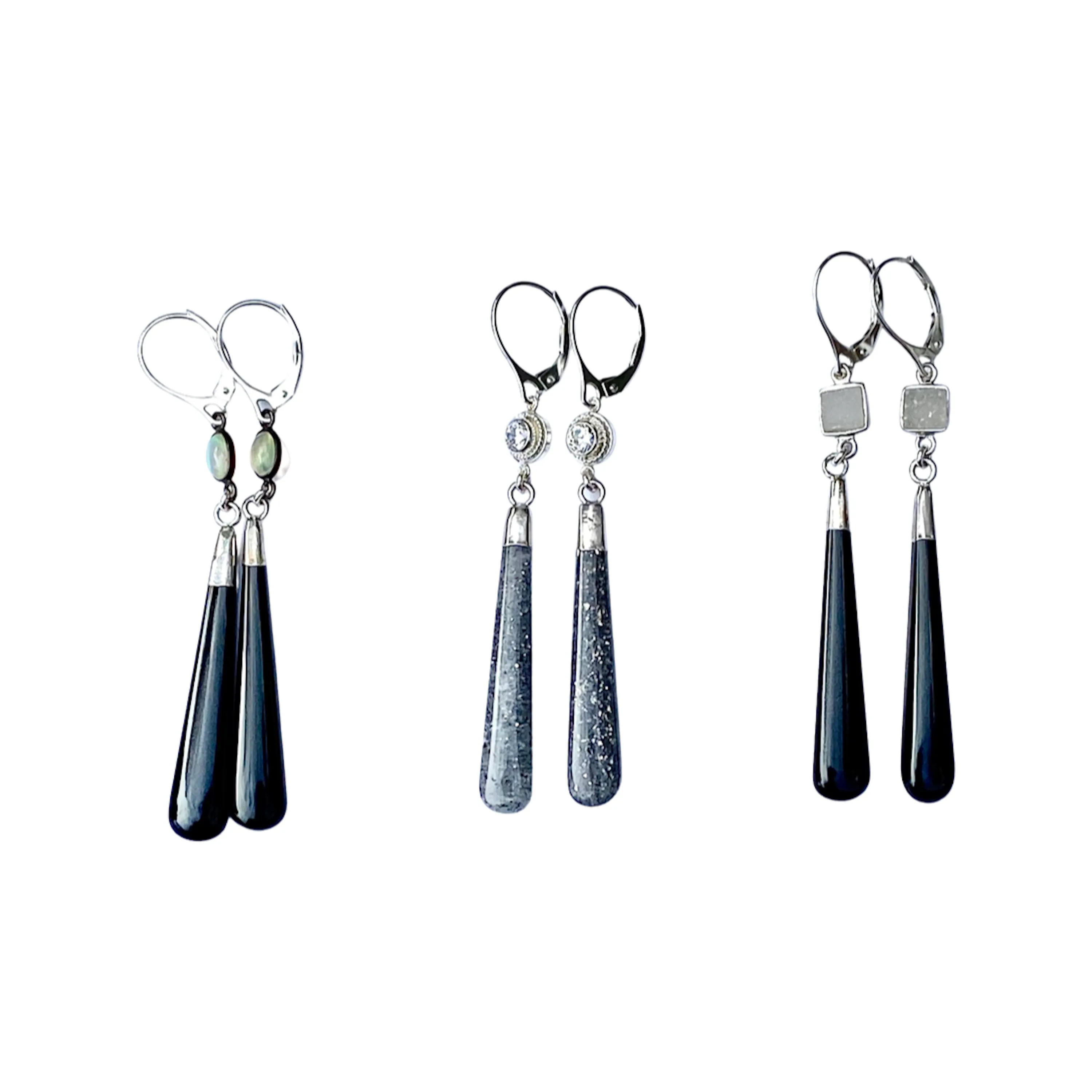 Catalina - Black Spinel Silver