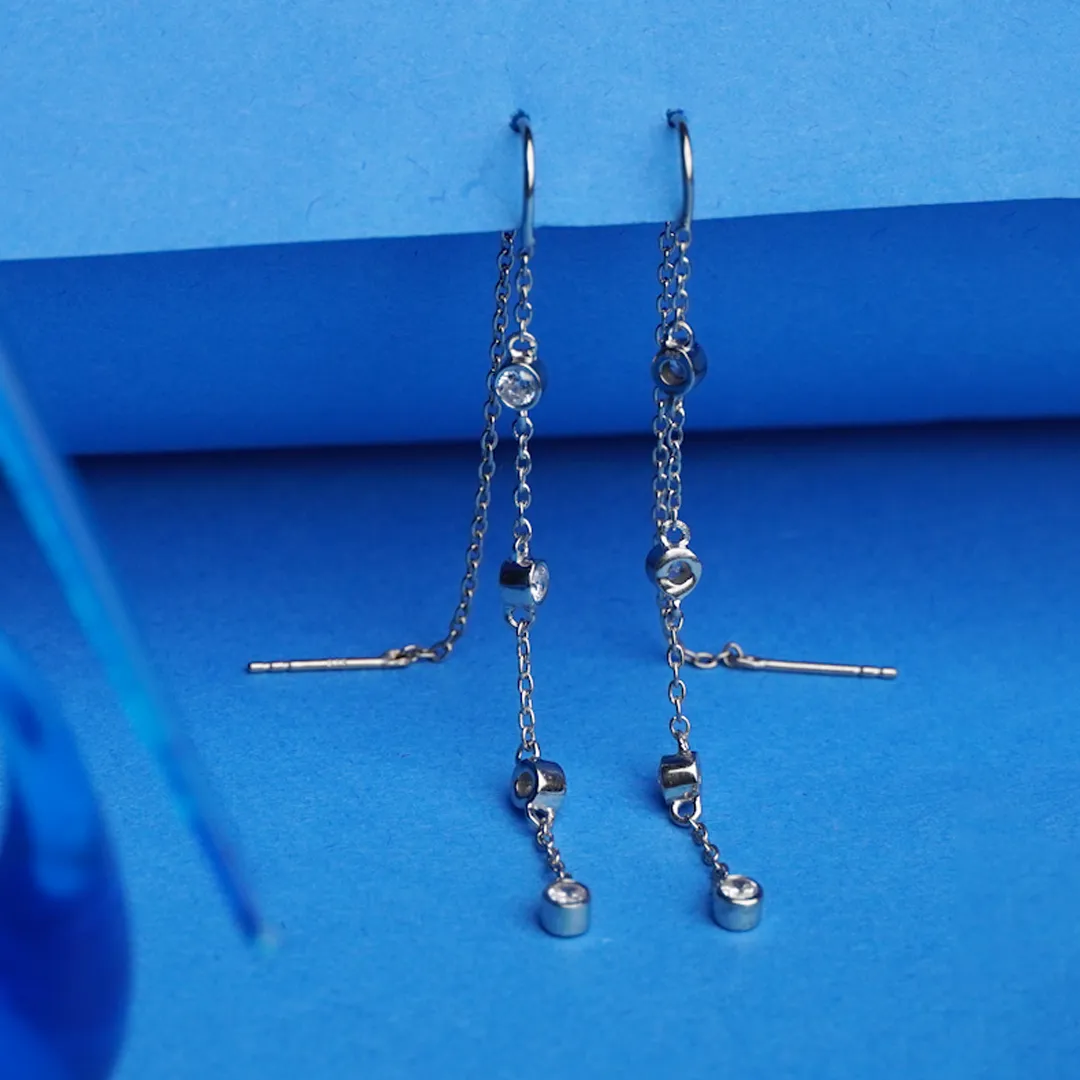 Charming 925 Sterling Silver Earring