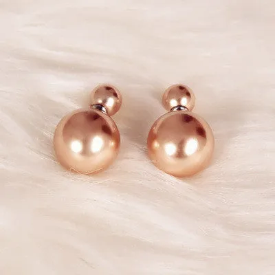 Charming Big Little Pearl Fashion Earrings