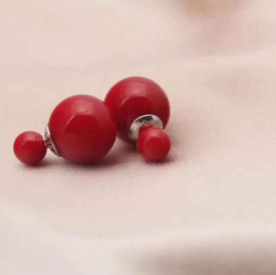 Charming Big Little Pearl Fashion Earrings