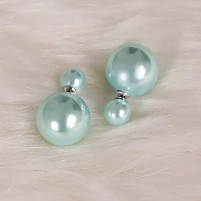Charming Big Little Pearl Fashion Earrings