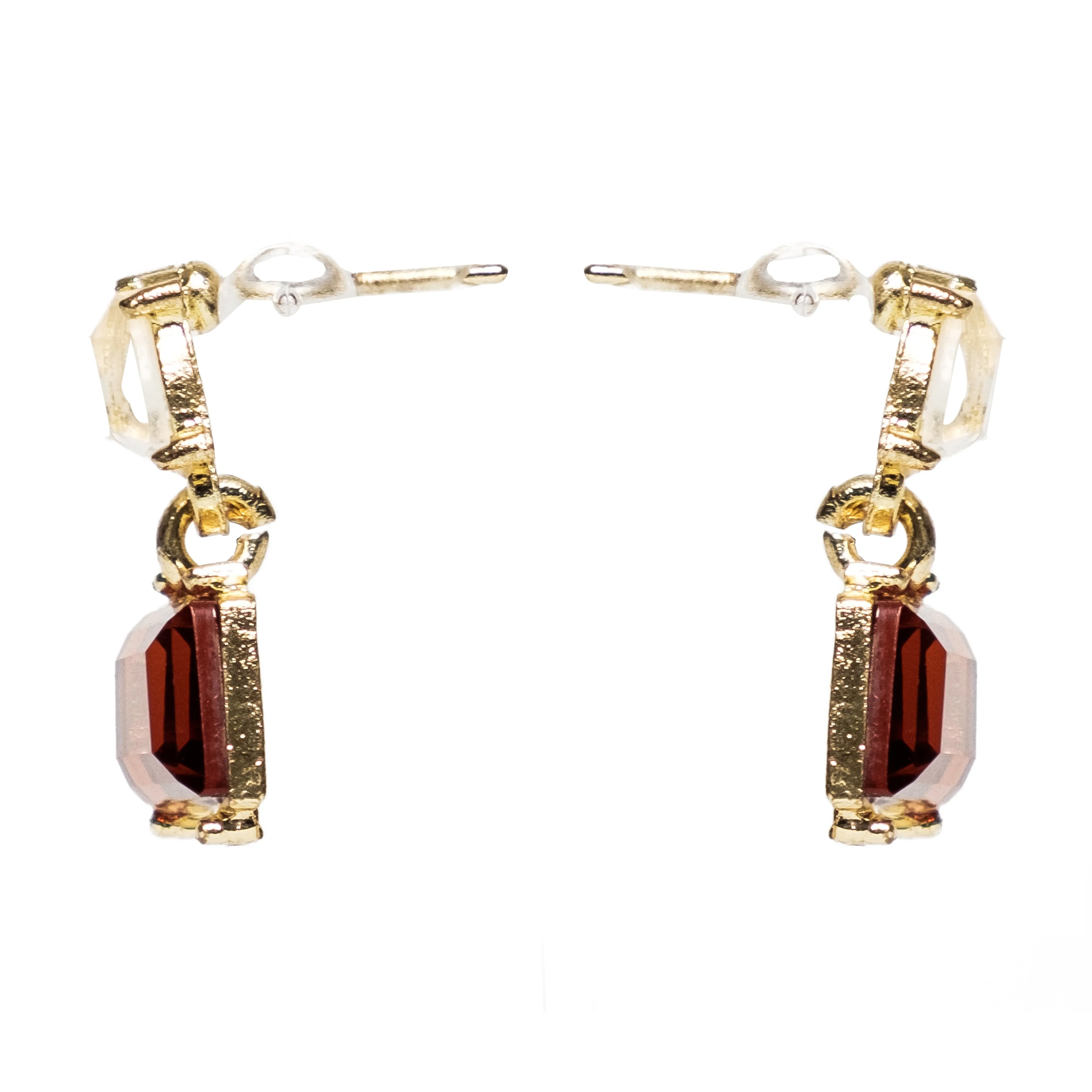 Chokore Tawny Crystal Earrings