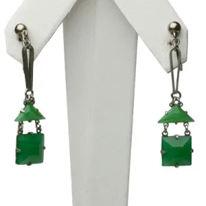 Chrysoprase Earrings
