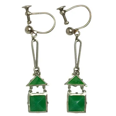 Chrysoprase Earrings