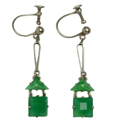 Chrysoprase Earrings