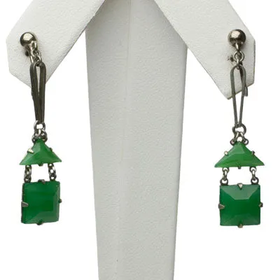 Chrysoprase Earrings
