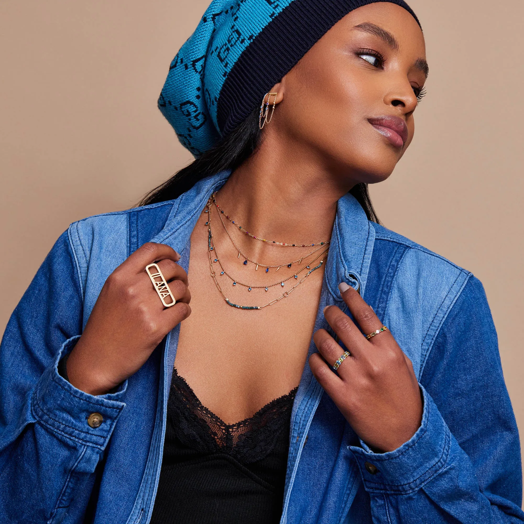 Classic Stone Dot Necklace