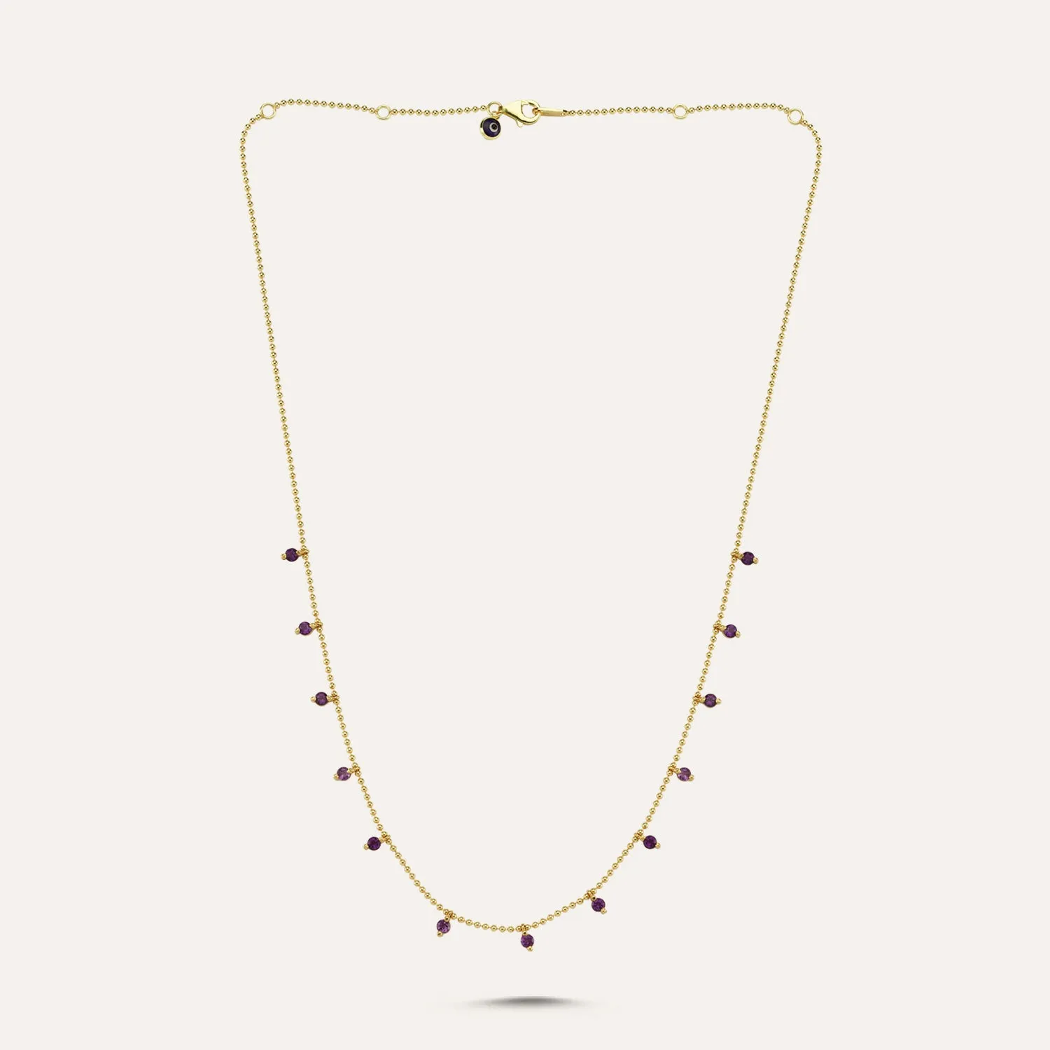 Classic Stone Dot Necklace