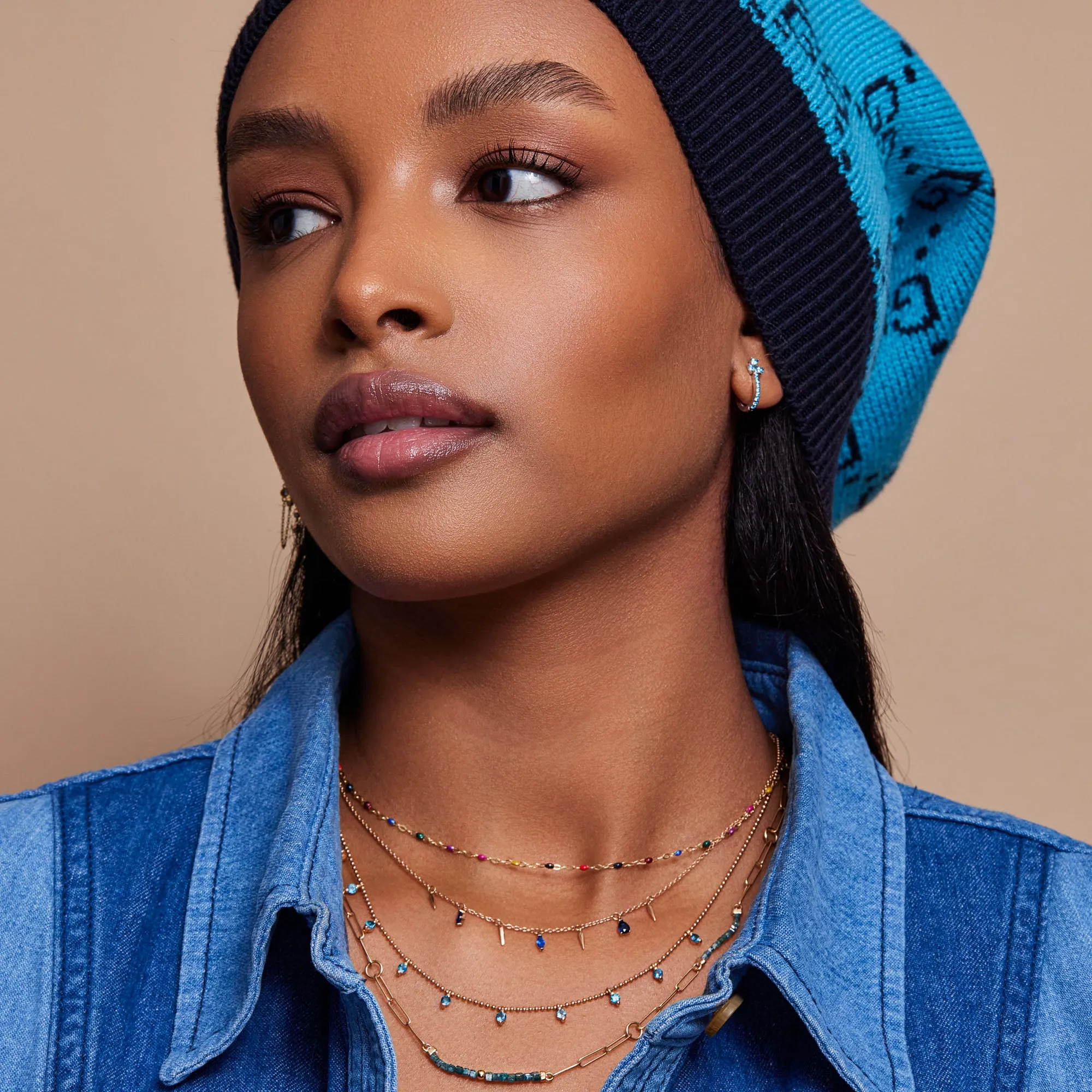 Classic Stone Dot Necklace