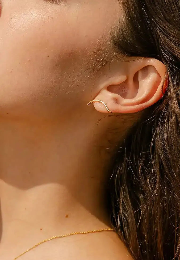 Curve Stud Earrings