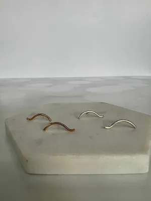 Curve Stud Earrings