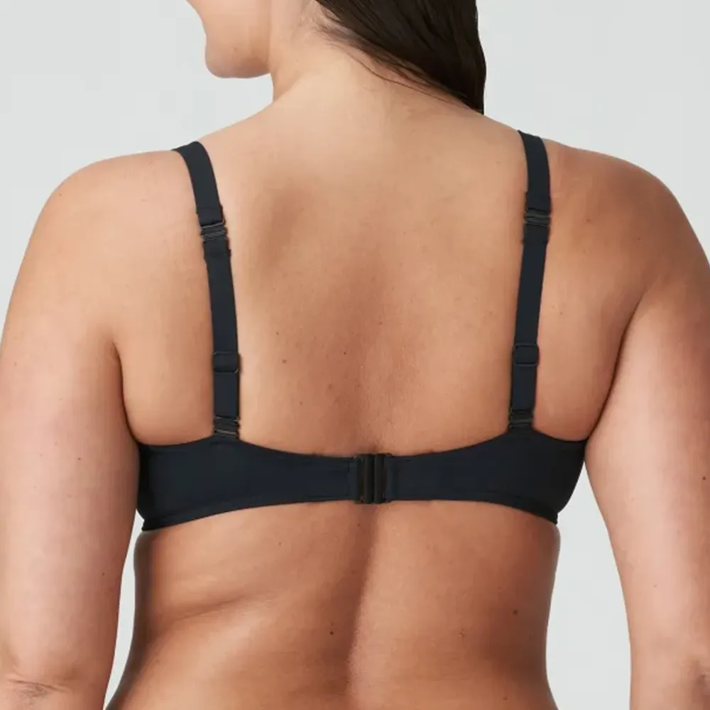 Damietta Full Cup Bikini Top in Black
