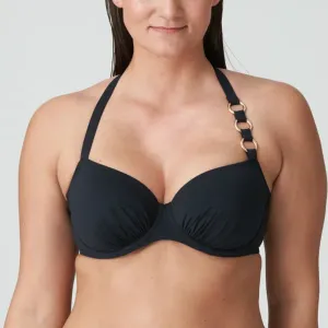 Damietta Full Cup Bikini Top in Black