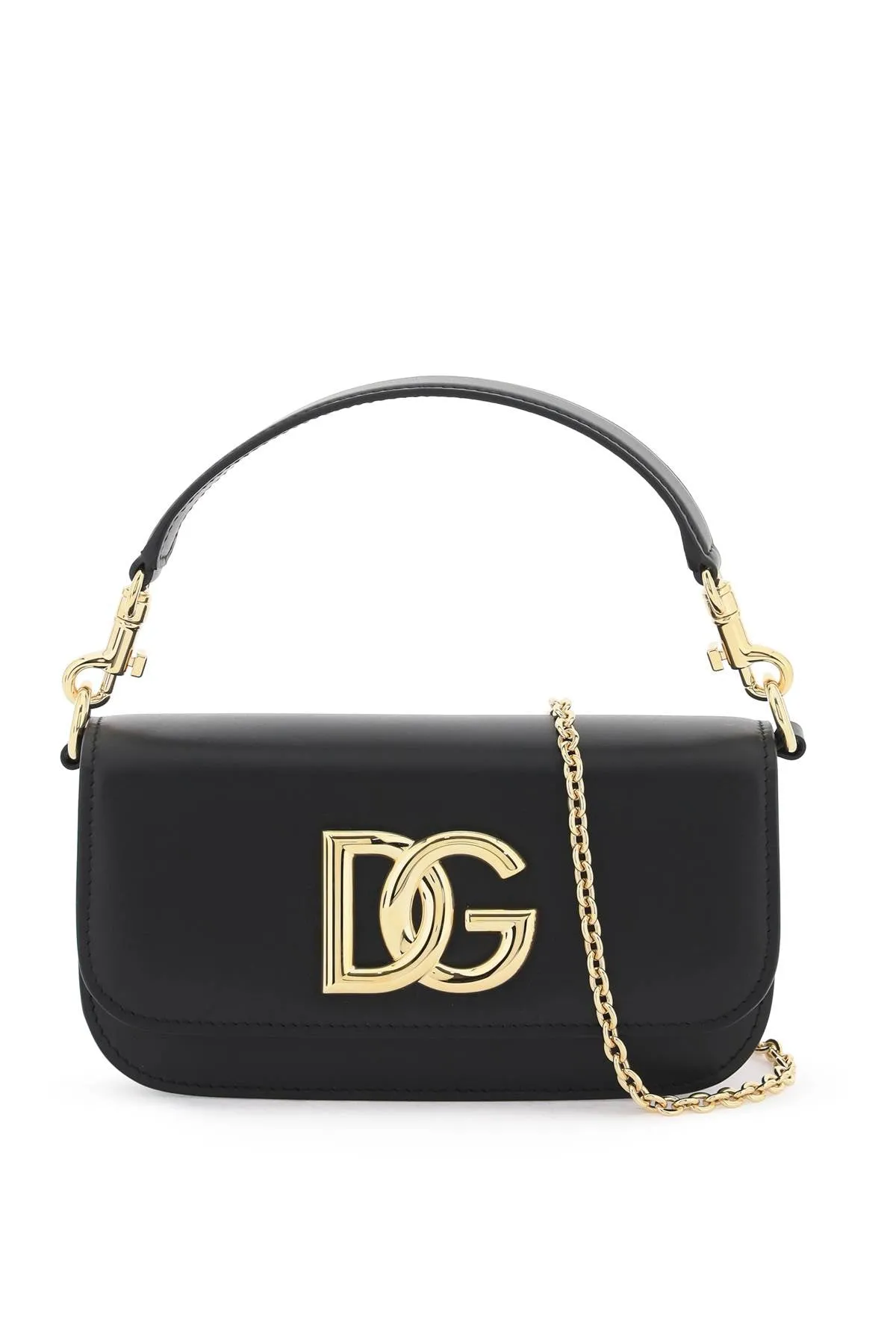 Dolce & gabbana smooth leather 3.5 handbag