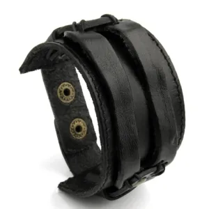 Double Strap Leather Bracelets