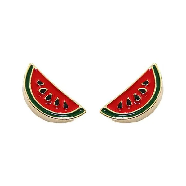 EARRINGS WATERMELON GOLD