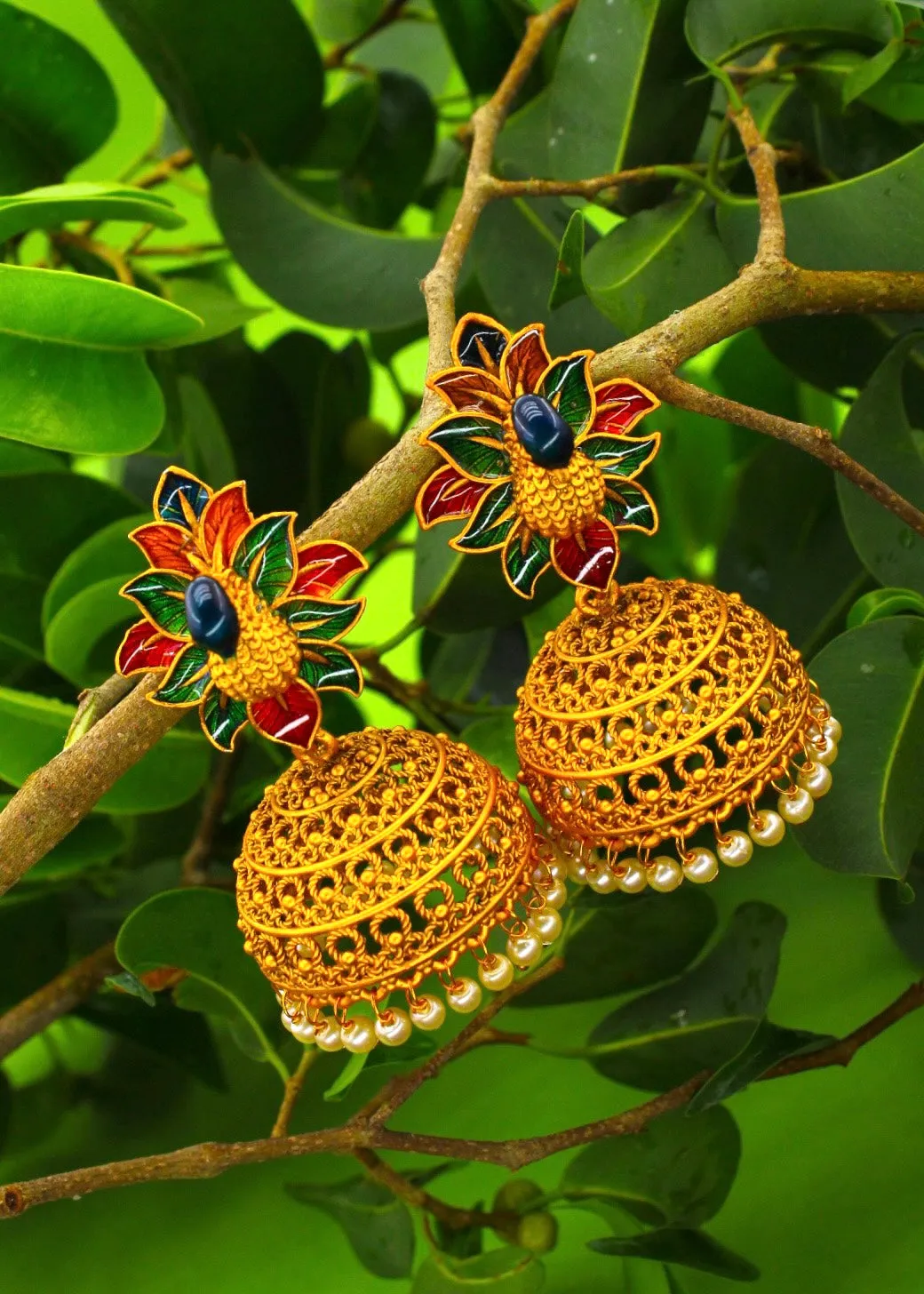 ELEGANCE PEACOCK JHUMKI