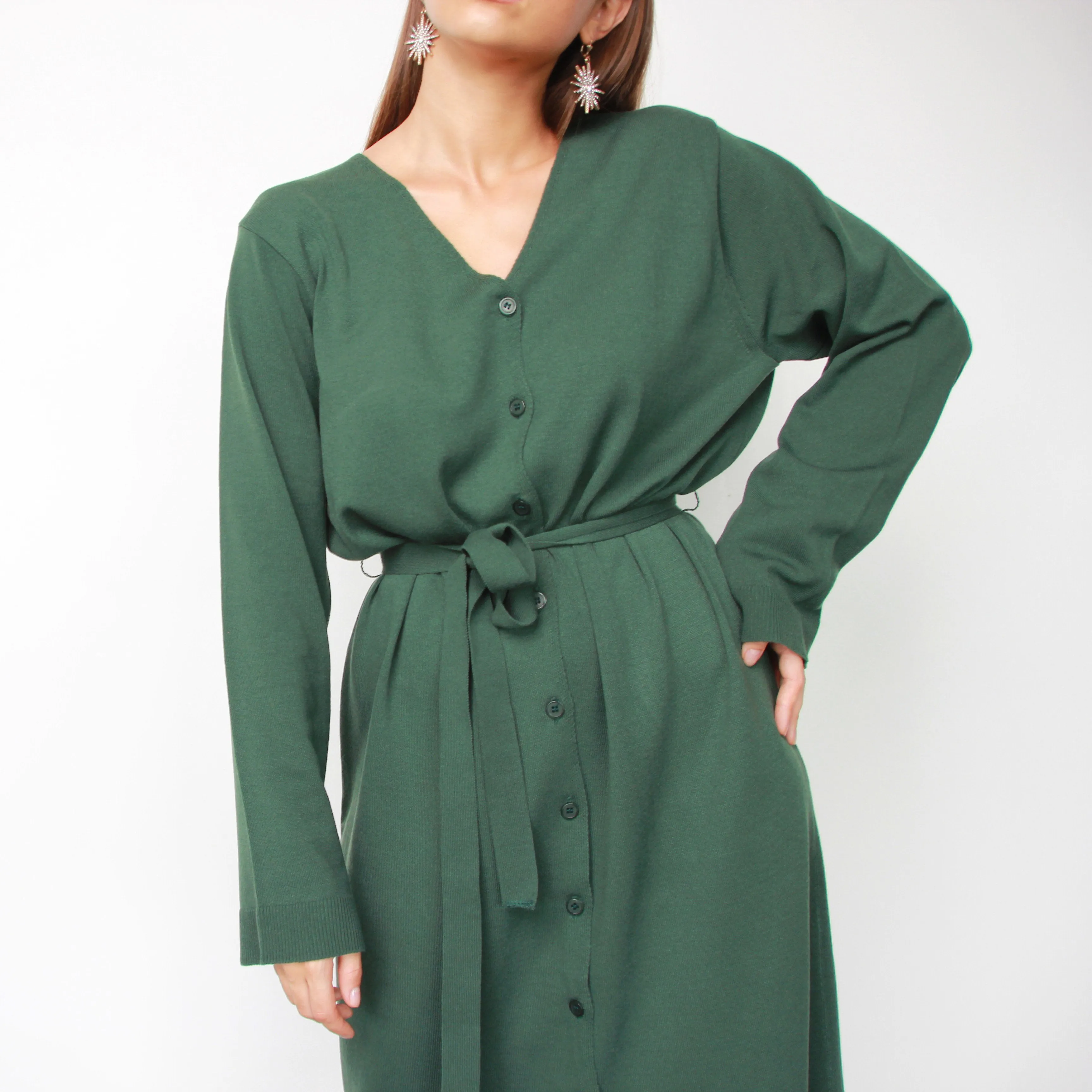 Emerald Knit Dress
