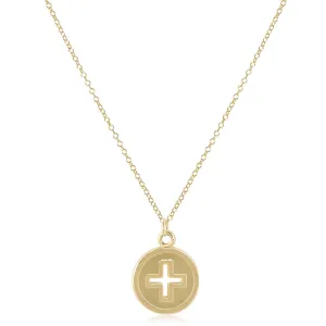 ENewton 16 Signature with Gold Disc Necklace