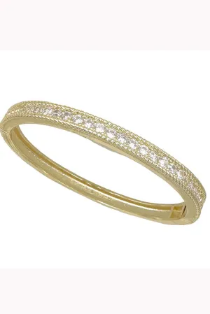 Enjoy Life Hinged Gold Bangle