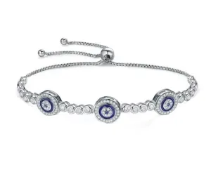 Evil Eye Tennis Bracelet