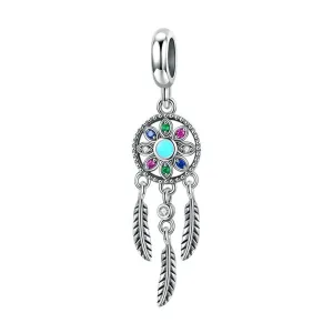 Feathered Dream Catcher Charm