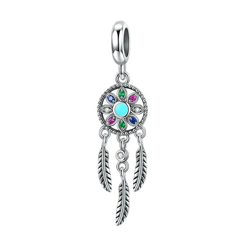 Feathered Dream Catcher Charm