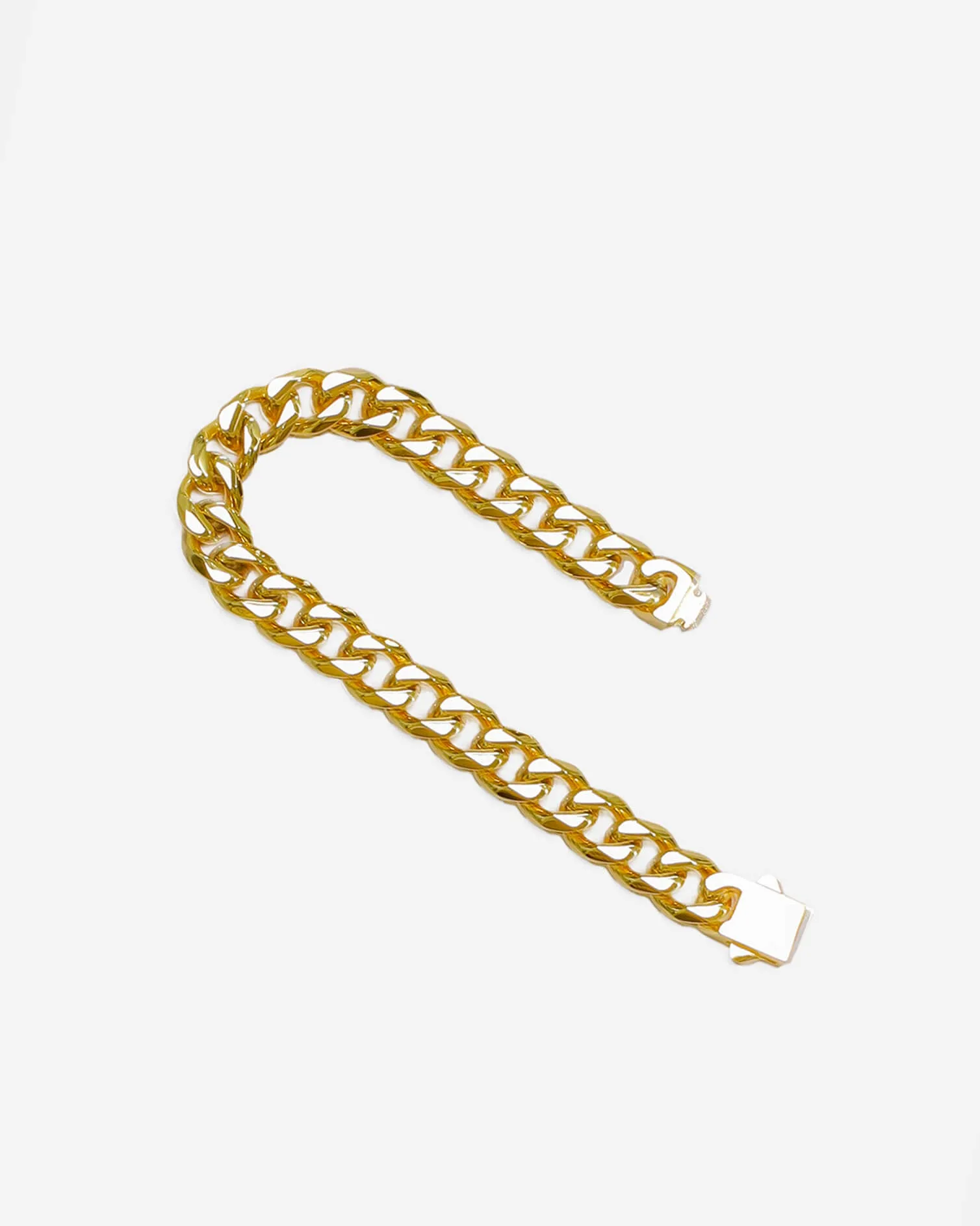 GD Cuban Bracelet 9mm x 7Inch 22k Gold Plated
