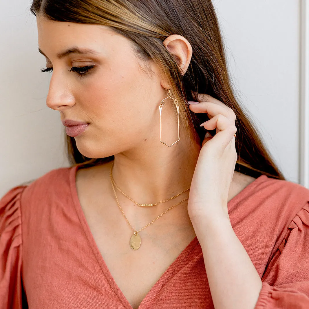 Geo Swing Earrings
