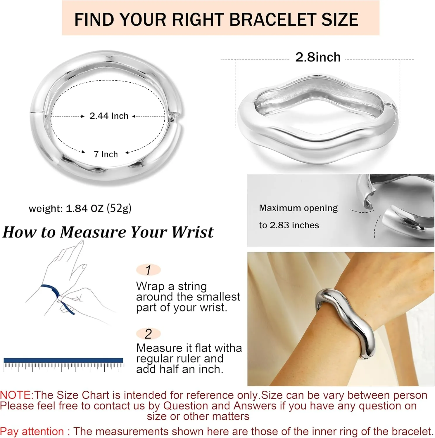 Gold Bangle Bracelets For Women Twisted Statement Thick Gold Plated Bangle Irregular Shaped Elegant Bracelet For Women
