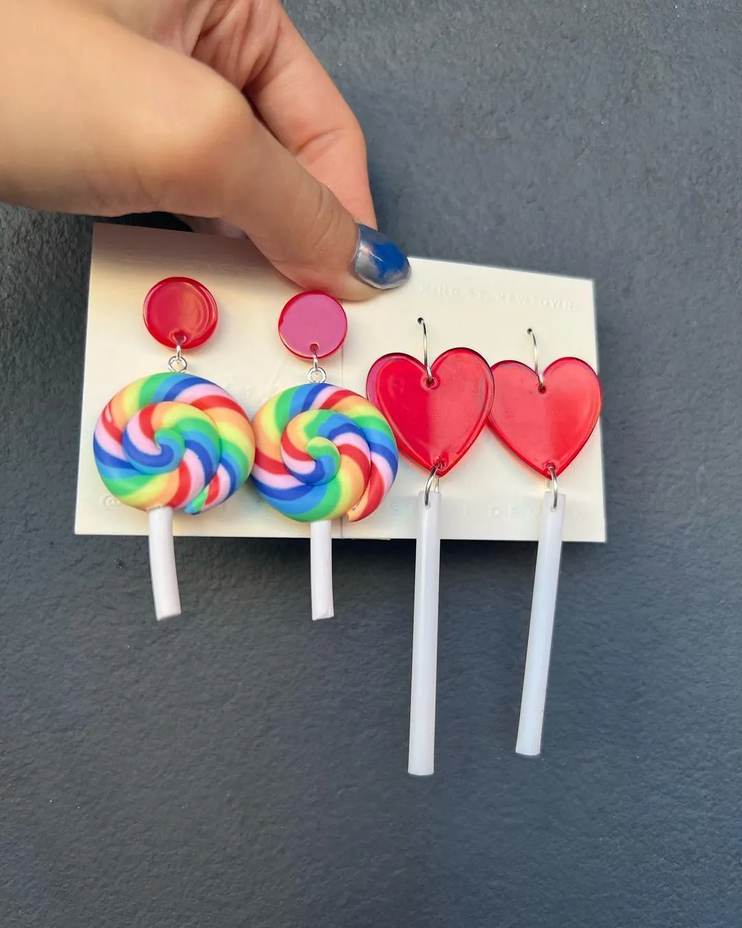 Handmade Lollipop Earrings