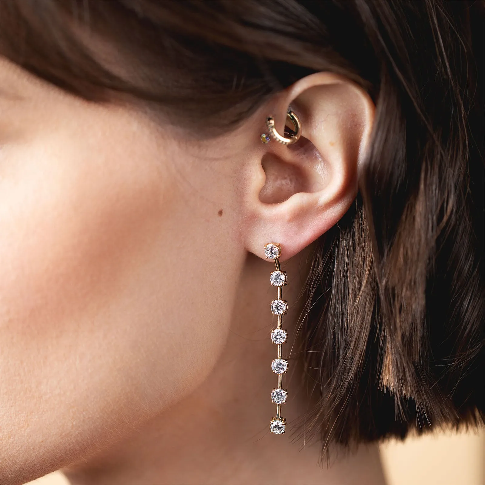 Interval Drop Earrings