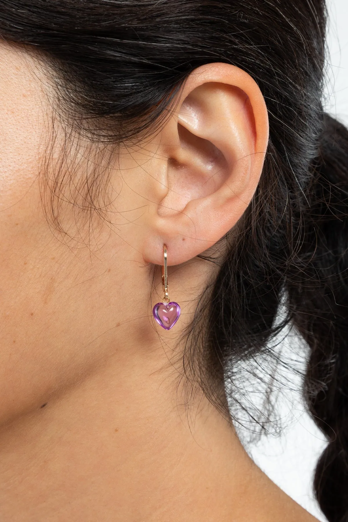 JWLJH - Jelly Heart Drop Earrings