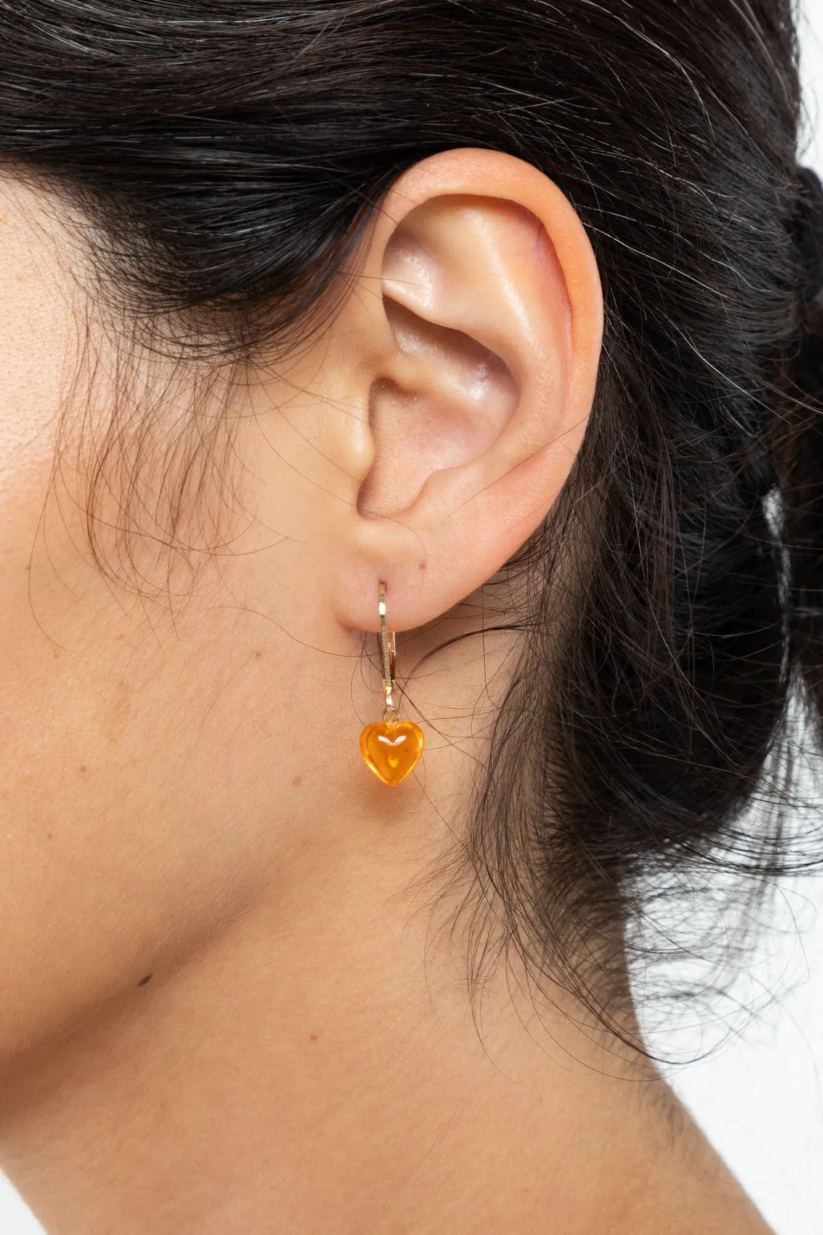 JWLJH - Jelly Heart Drop Earrings