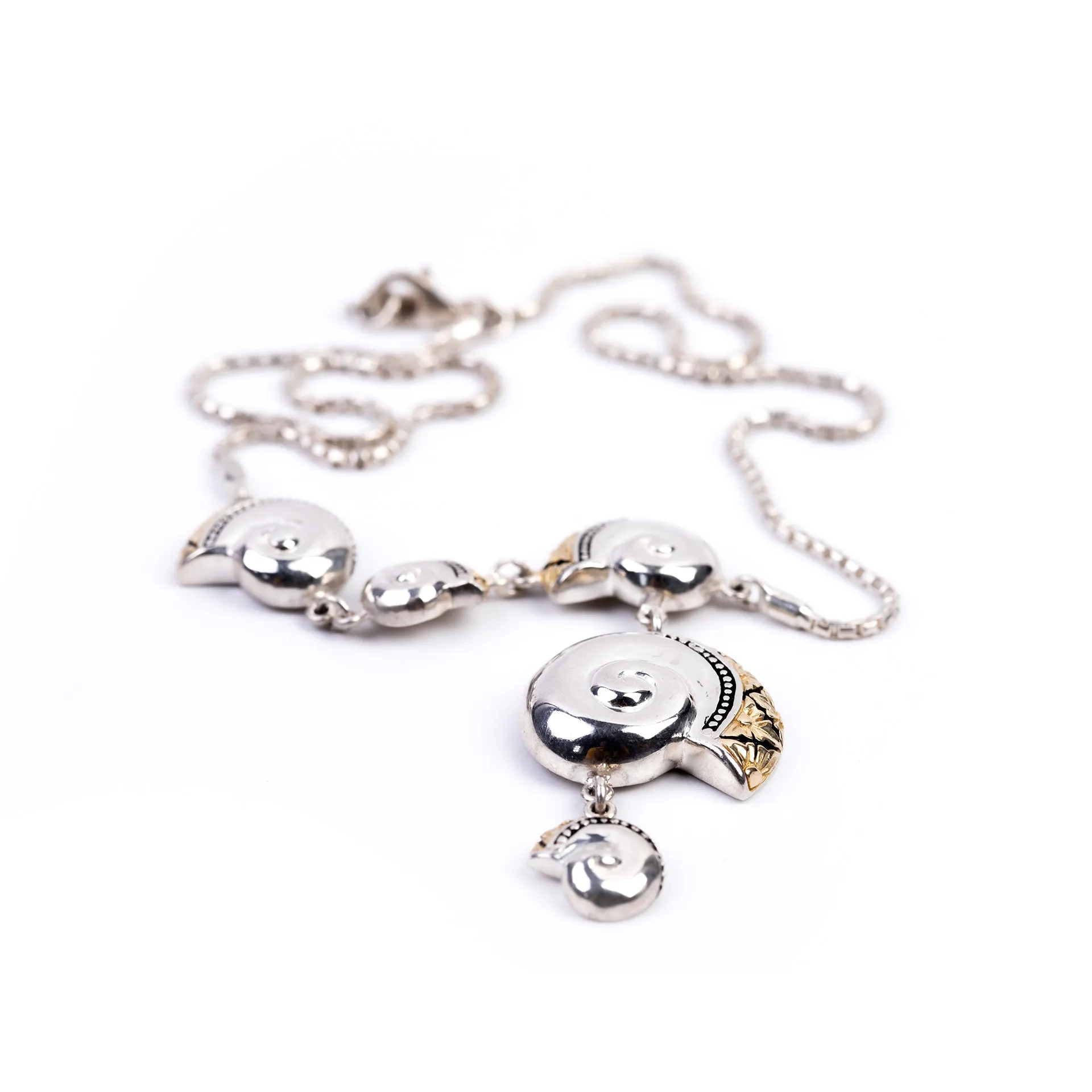 Keong Emas Necklace Silver