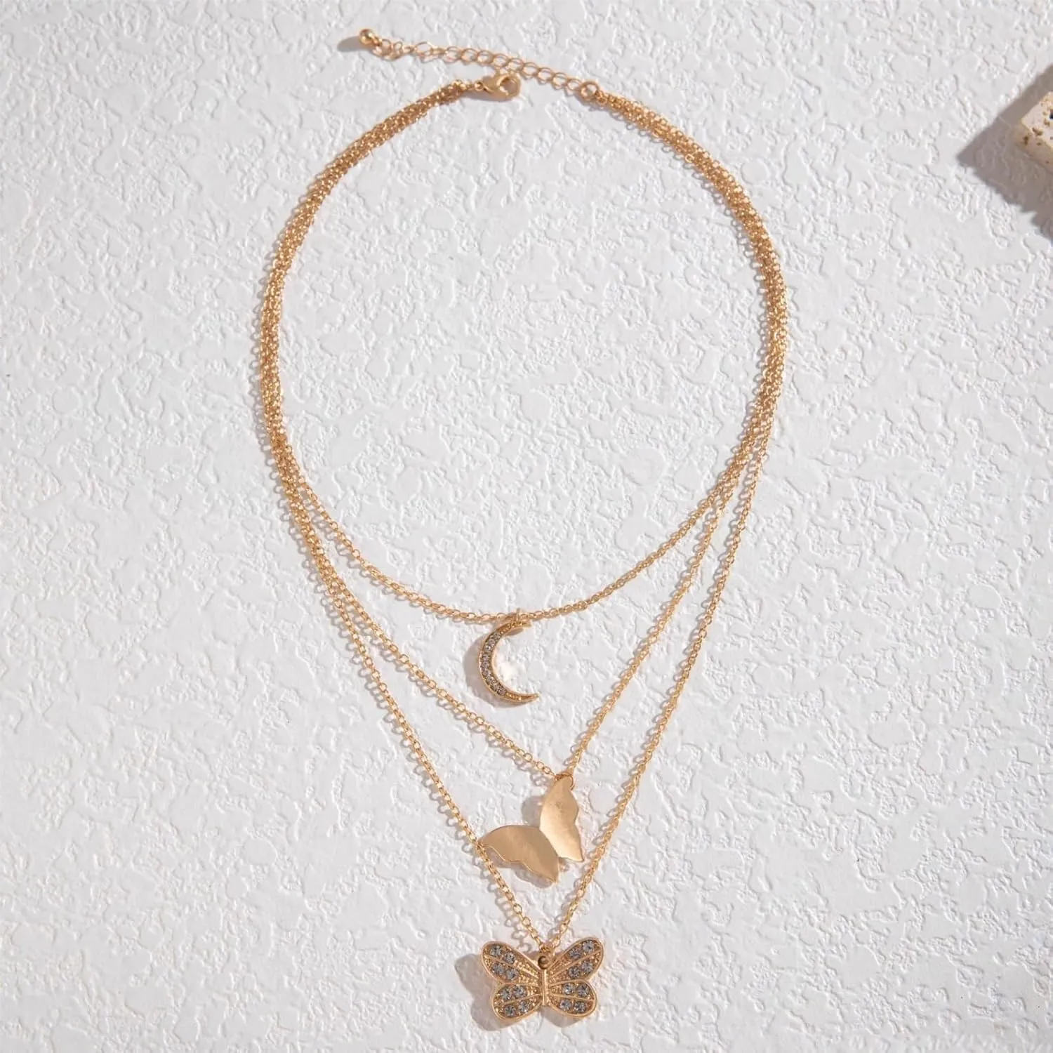 Layered Gold Plated Necklaces For Women Trendy Dainty Non Tarnish Chunky 14k Gold Layering Prom Necklace Set Gold Chain Choker Charm Necklace Stack For Woman