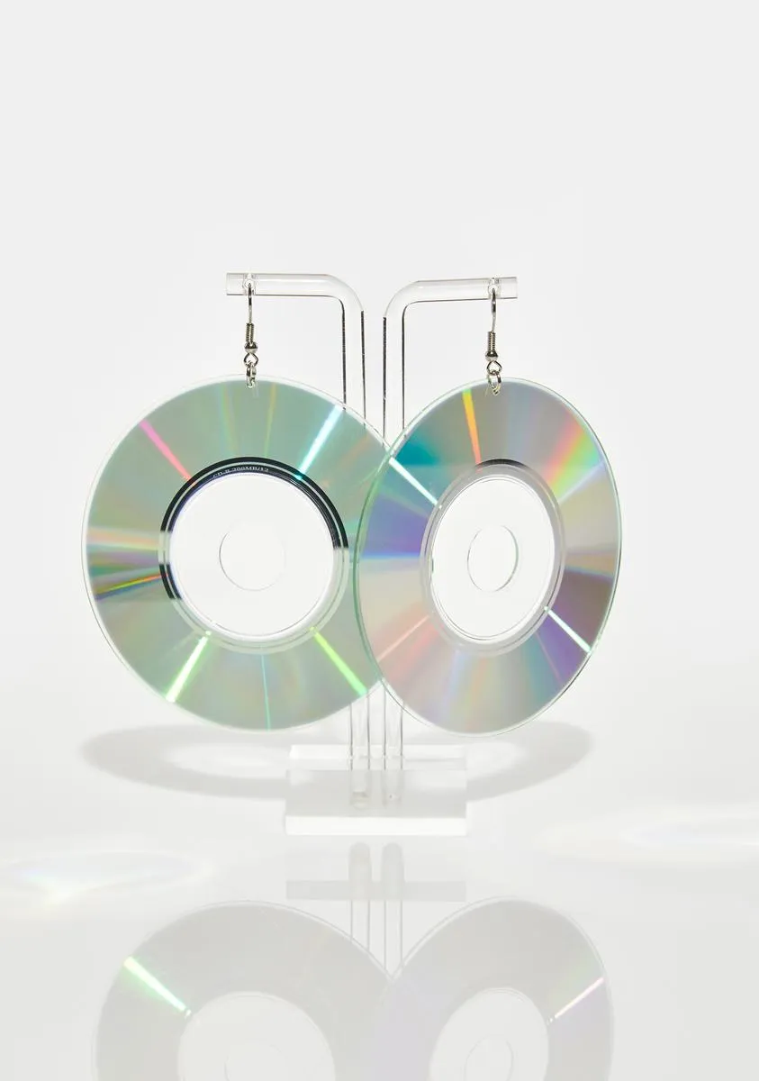 Let's Get Loud CD Earrings