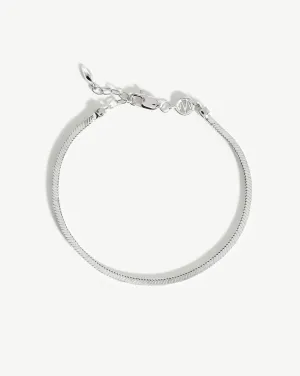Lucy Williams Square Snake Chain Bracelet