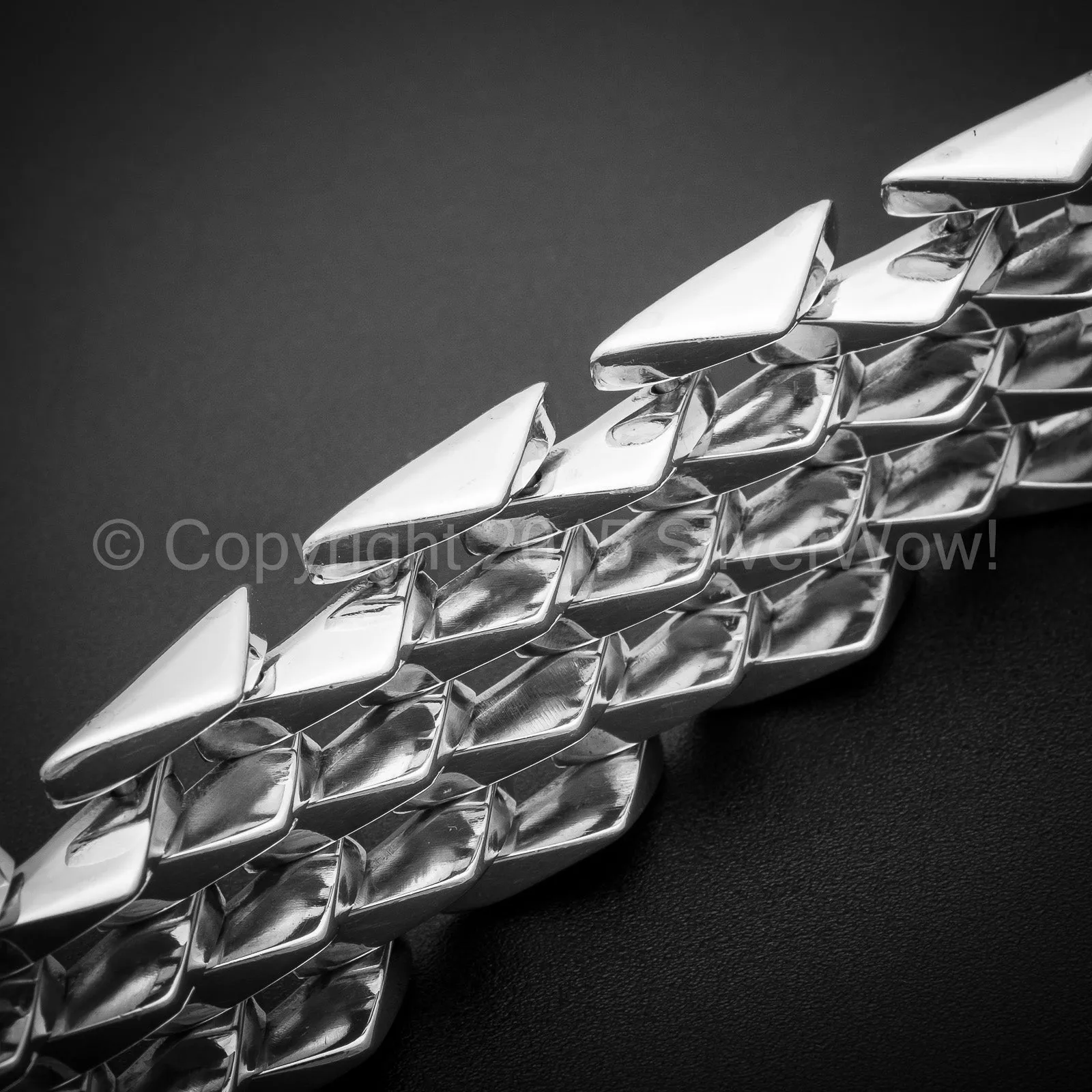 Mens Heavy SPIKE Bracelet