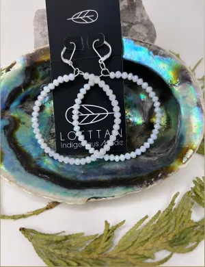 Moonlight Sacred Hoop Earrings