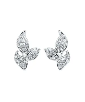 Ostbye - 14K White Gold Diamond Earrings