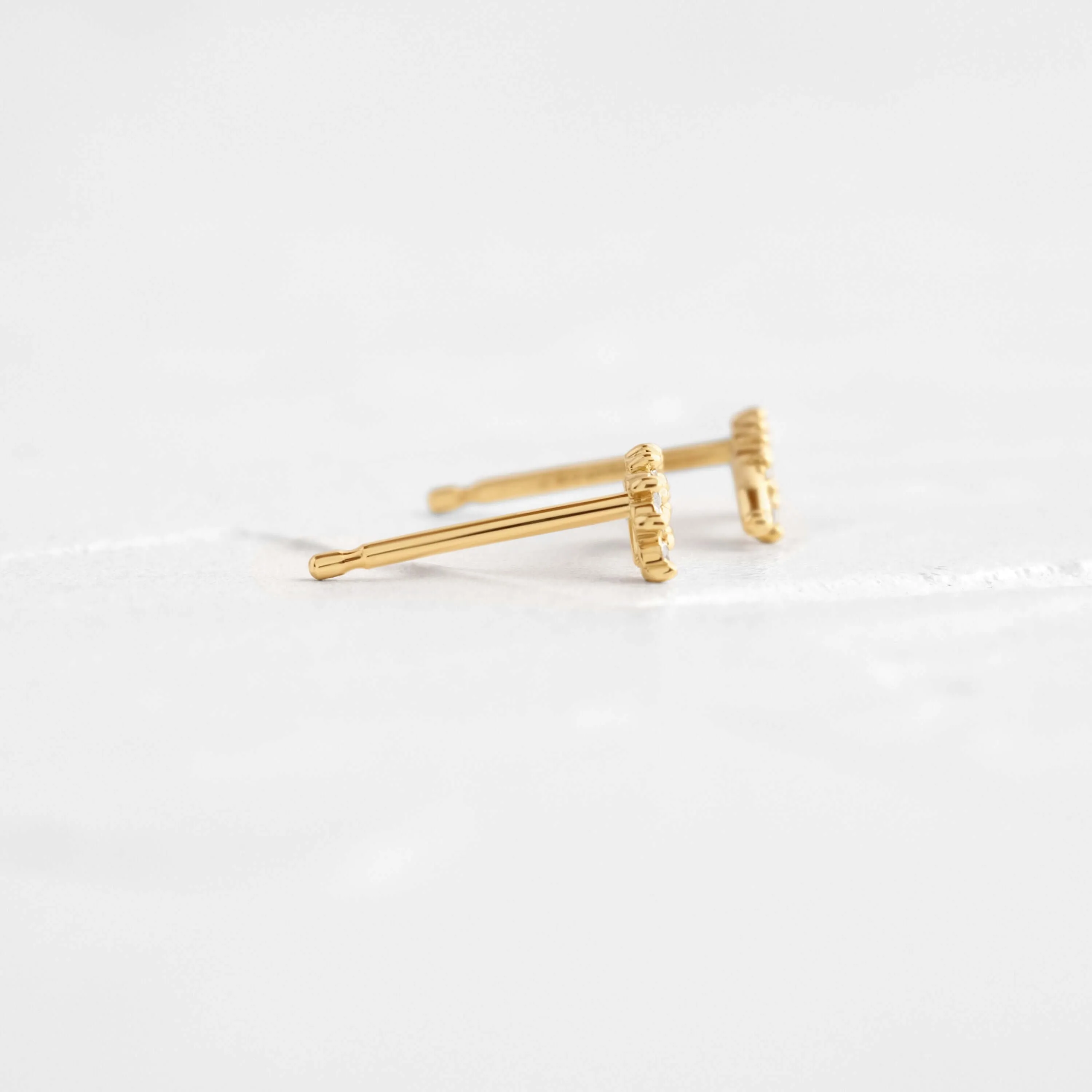 Overlap Curve Studs - In Stock
