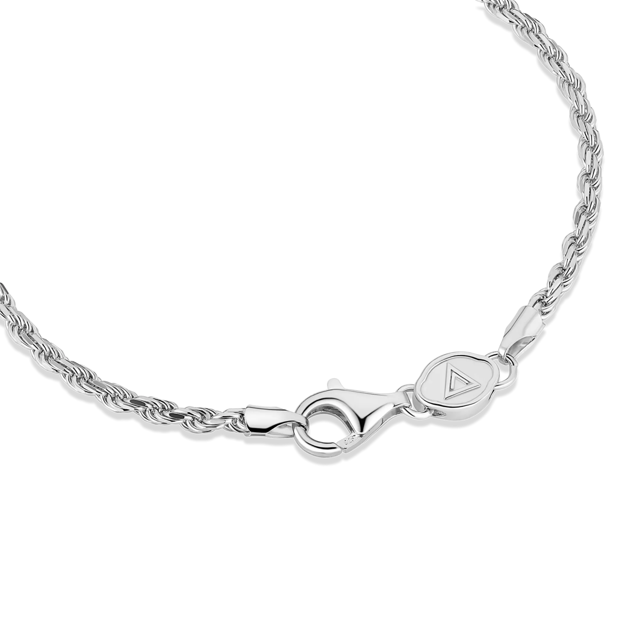 Rope Bracelet, Stainless Steel (2.3mm)