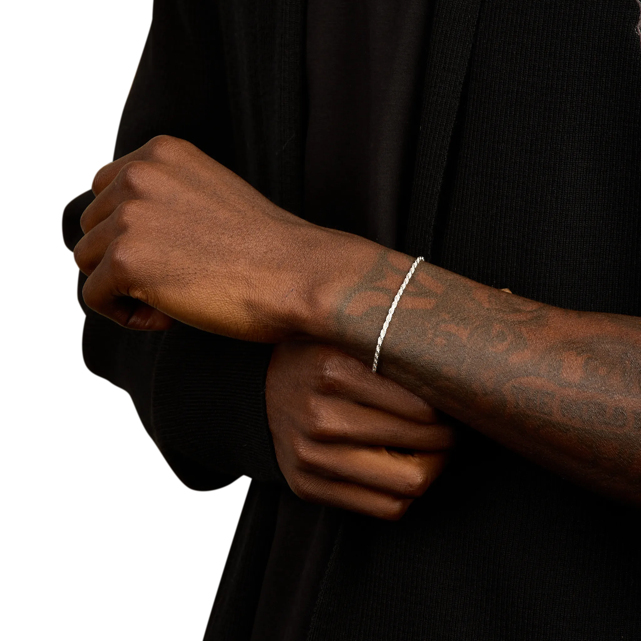 Rope Bracelet, Stainless Steel (2.3mm)
